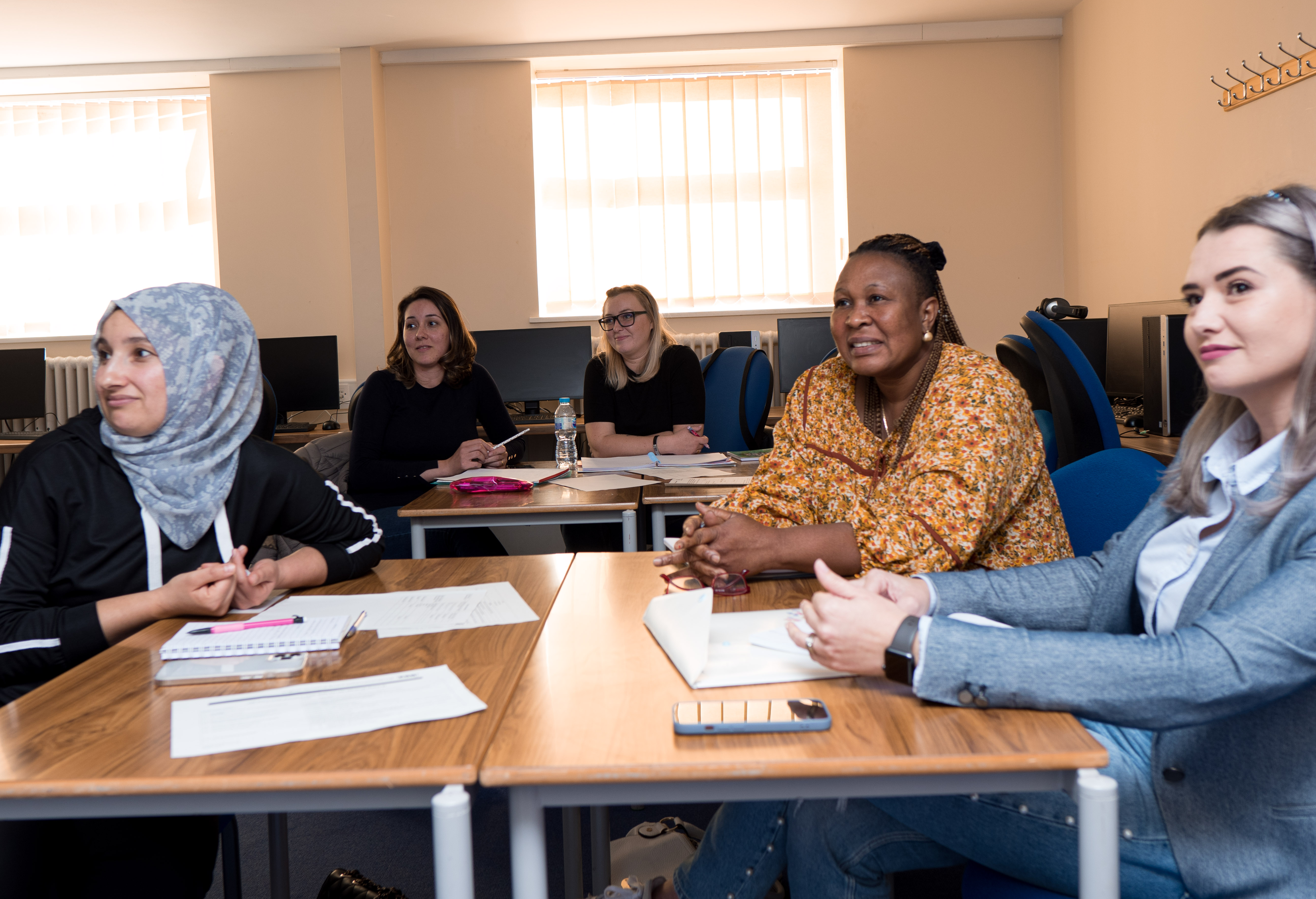Learners in the classroom